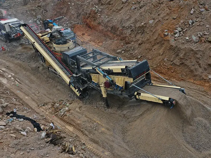 Mobile Crushing Plant Project in Qingyuan, Guangdong