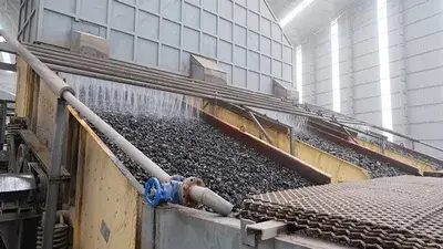 Vibrating Screen used in Tianjing Calcium Company’s Project